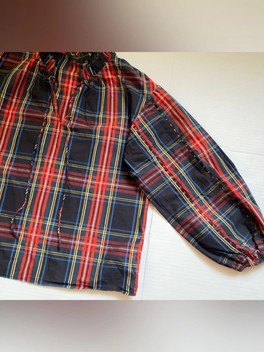 J. Crew lightweight plaid